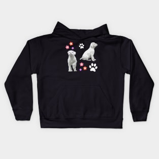 Copy of White Boxer Puppy Gifts Kids Hoodie